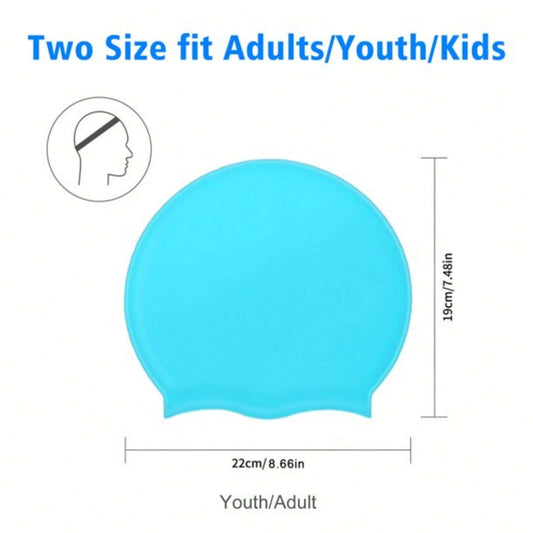 Ear Protection Swimming Cap Solid Waterproof Hat