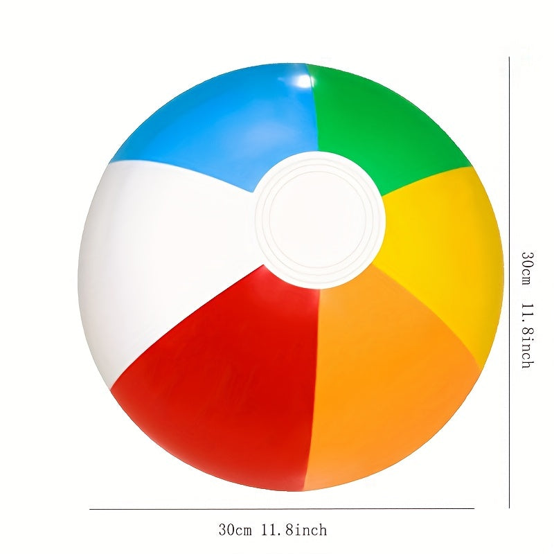 Inflatable Beach Balls for Kids Pool Games Rainbow