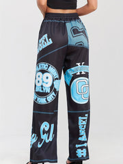  Wide Leg High Rise Pants