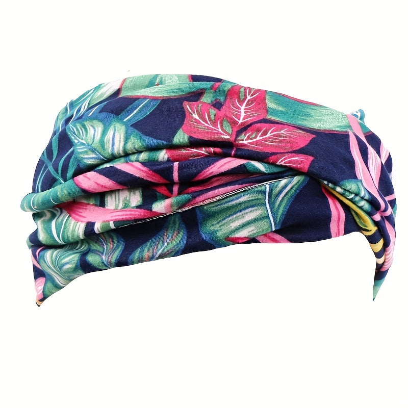 Bohemian Style Stretchy Cross Knot Sports Headband