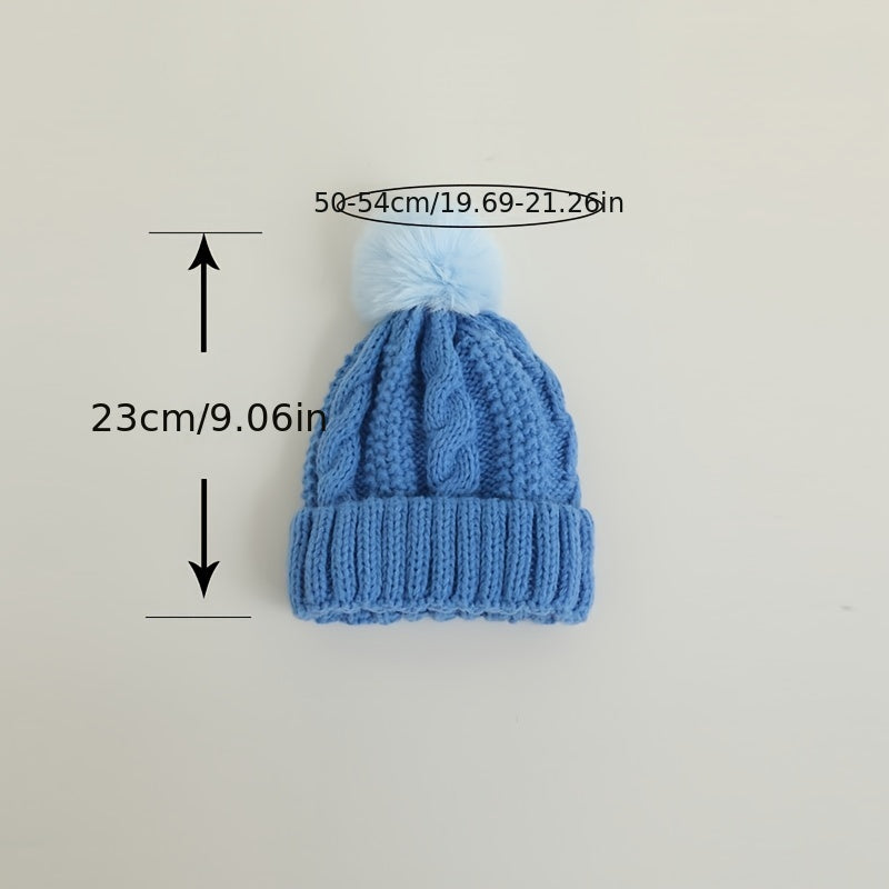 Plain Woolen Hat for Baby Boys and Girls
