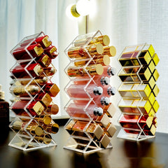 Fish Shape Lipstick Holder Organizer Clear 10 G