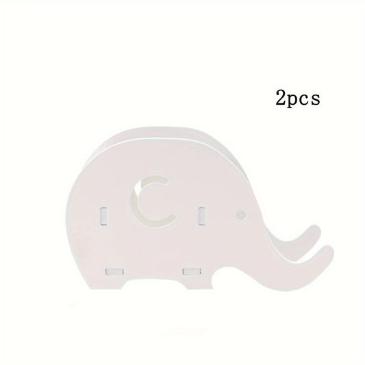 Elephant Shape Pen Holder With Phone Stand Makeup Brush Stationery Storage Rack