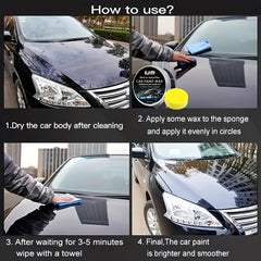 Car Polish Wax Set Hard Glossy Layer Waterproof Film