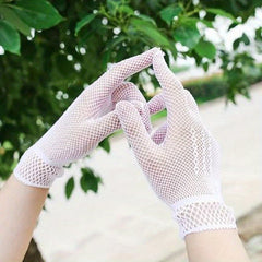 Vintage Lace Gloves Women Wedding Bride Tea Party Gloves