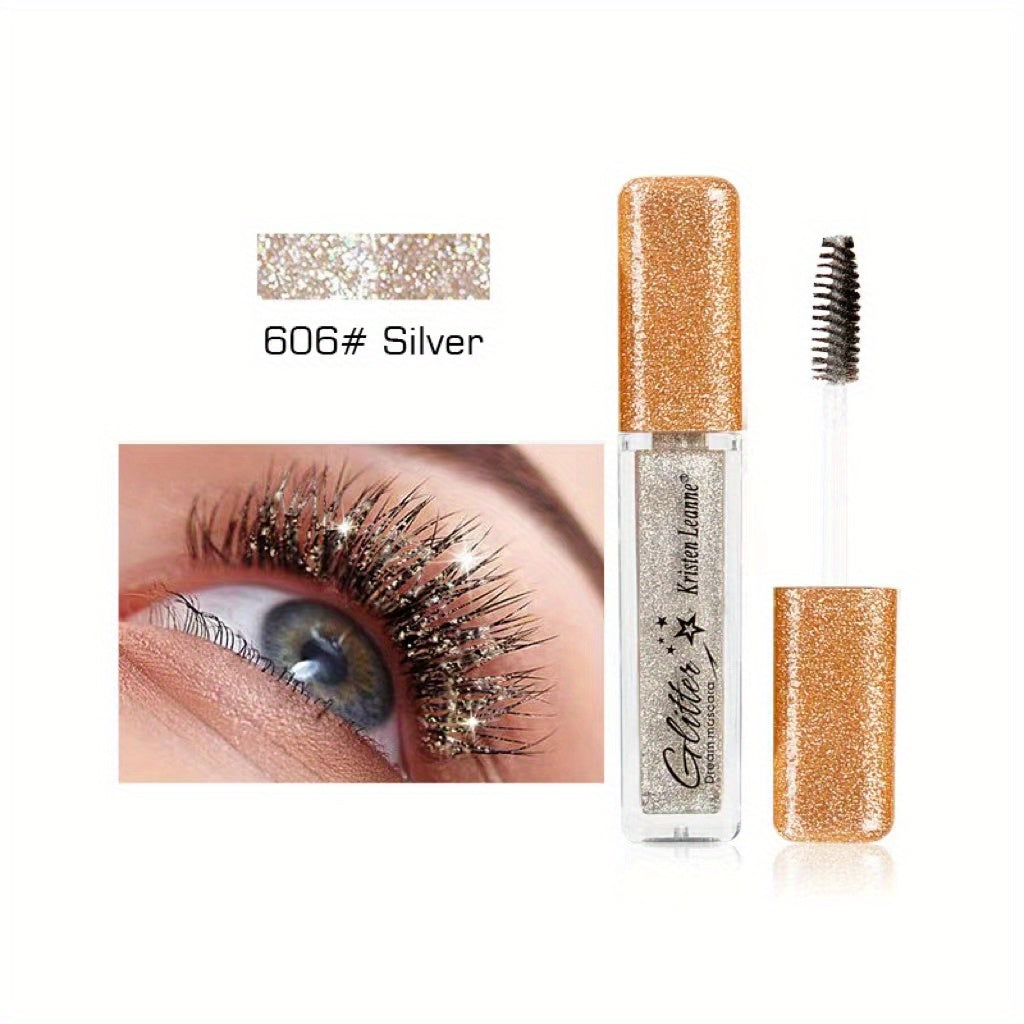 12 Colored Glitter Volumizing Mascara Shimmer Finish