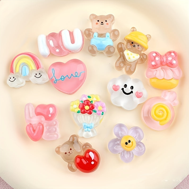 DIY Rainbow Bear Accessories: Ear Jewelry, Phone Cases, Keychains