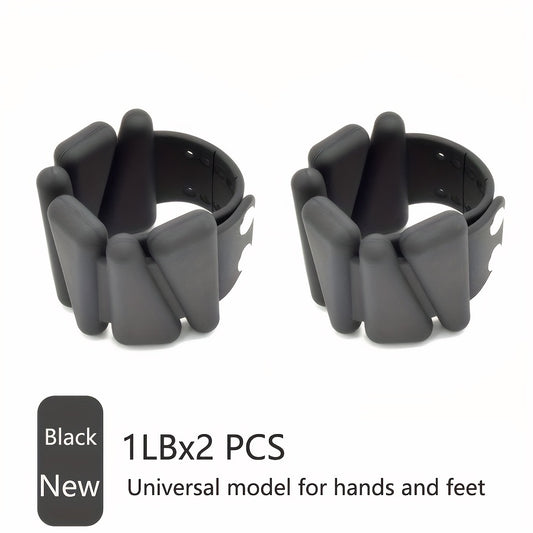 Adjustable Silicone Wrist Weights for Women & Men