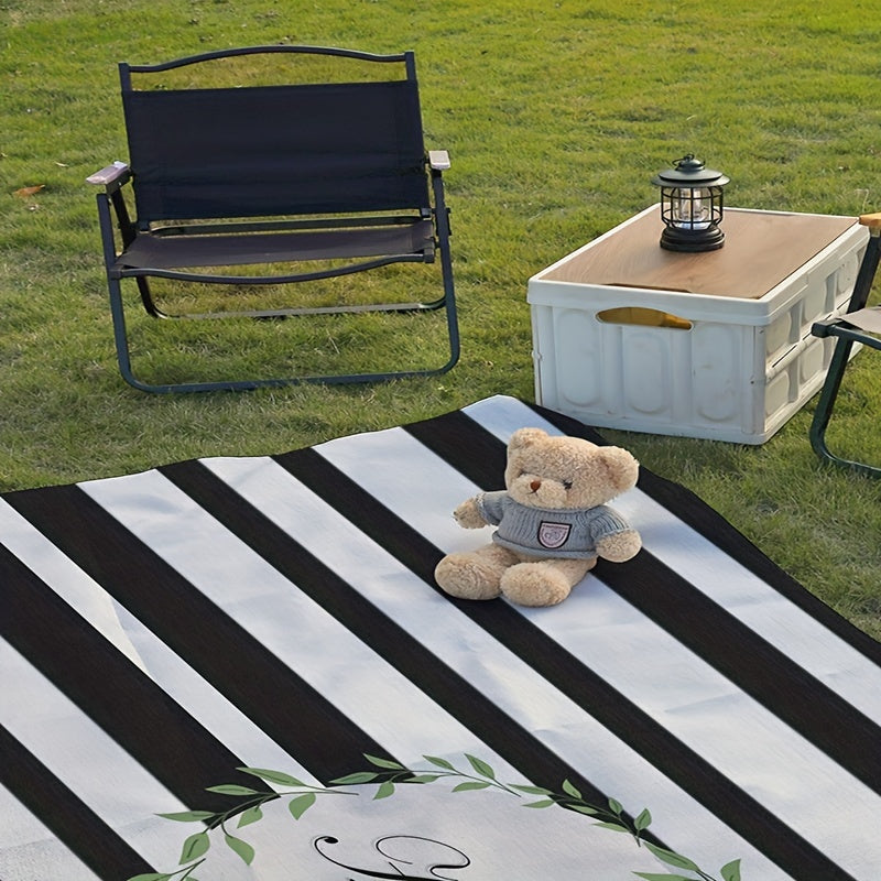 Waterproof Picnic Mat for Hiking Parks Grasslands - Striped
