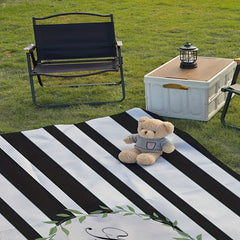 Waterproof Picnic Mat for Hiking Parks Grasslands - Striped