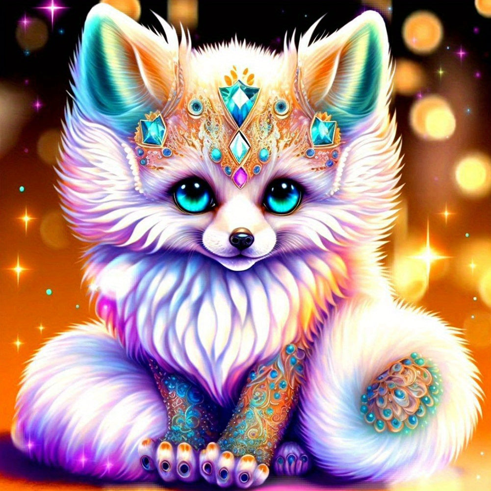 5D DIY Diamond Painting Cartoon Animal Cat Unicorn Fox Dragon Cross