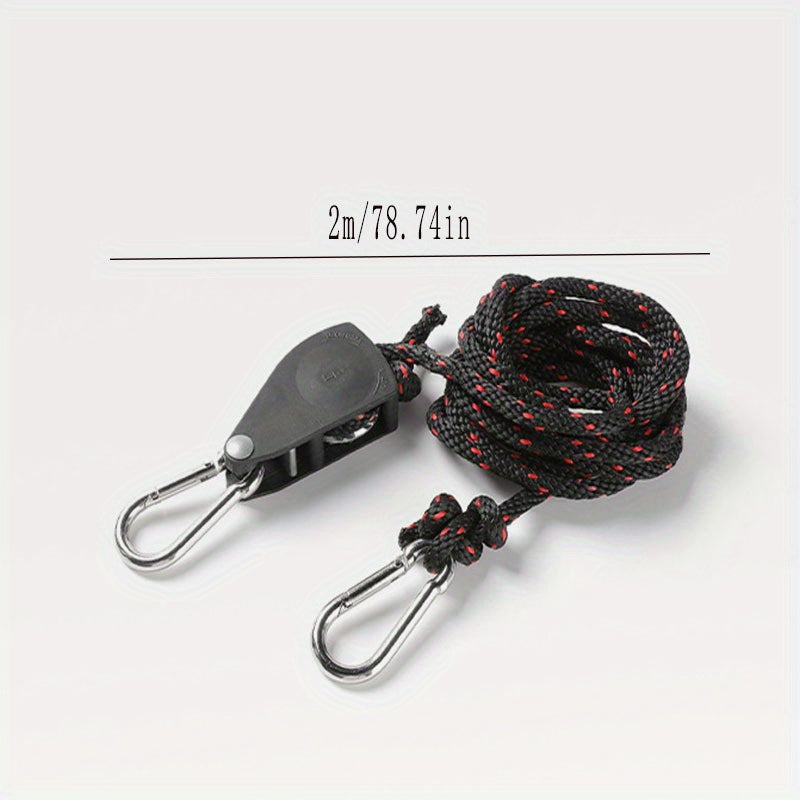 Adjustable Metal Pulley Lamp Lifting Rope with Lifting Pulley