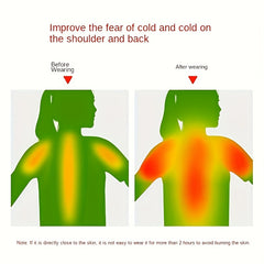 Magnetic Shoulder Warmer Waistcoat with Support Strips