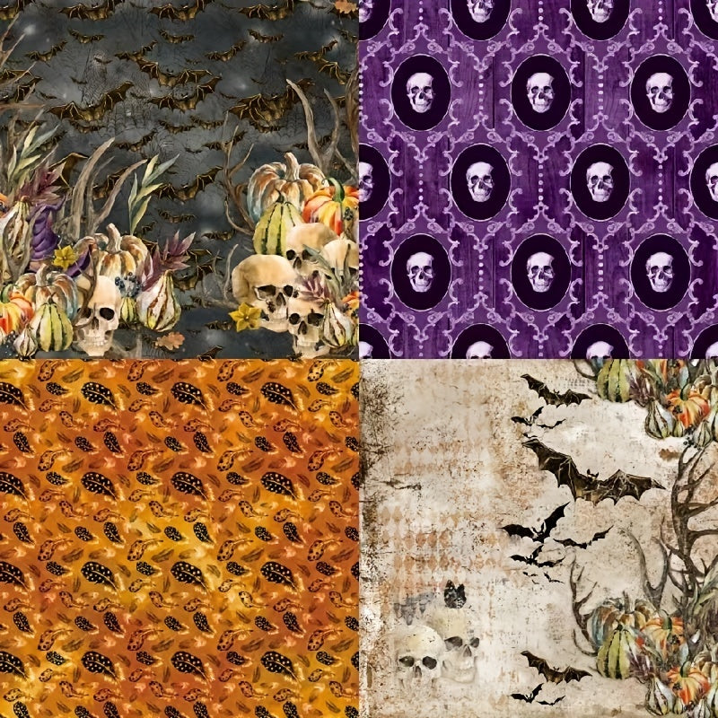 Halloween Themed Pattern Paper for DIY Projects