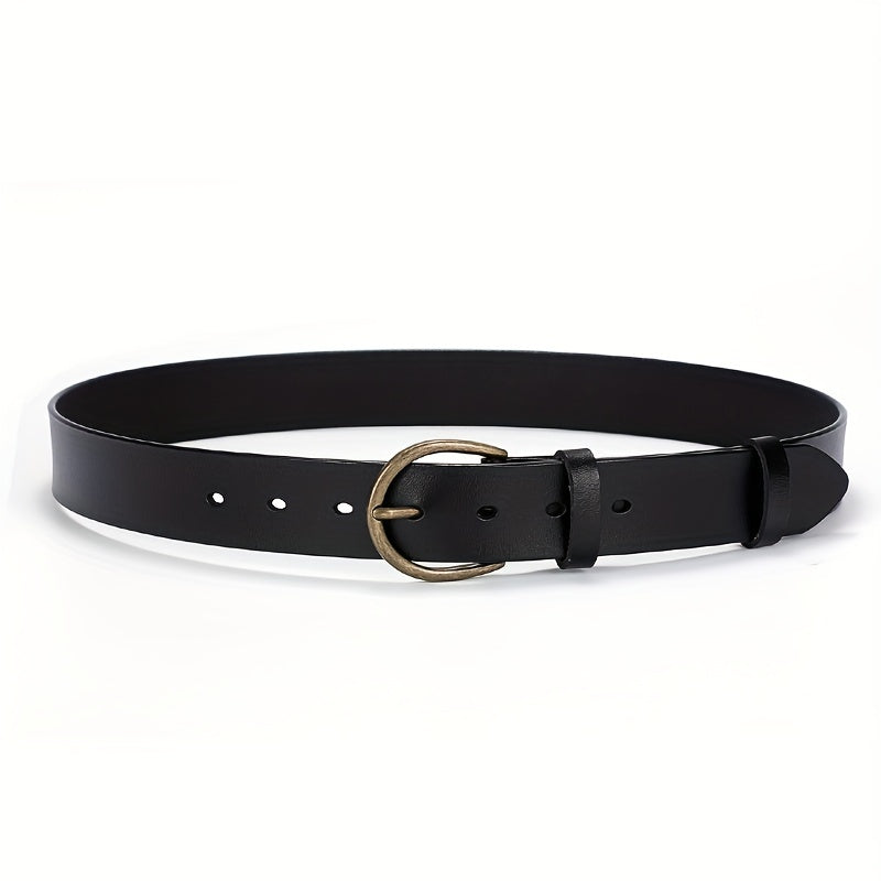  Men's Pin Buckle Jeans Leather Belt