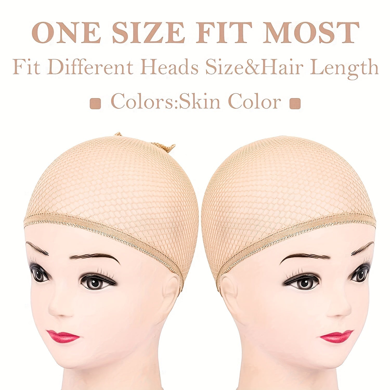 Stretchable Elastic Hair Net Snood Wig Cap