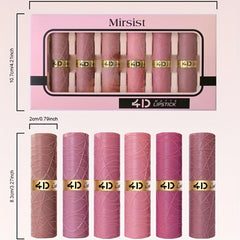 6 PCS Set Matte Lipstick Non-stick Cup Waterproof