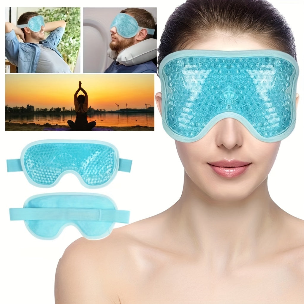Reusable Gel Eye Mask For Puffy Eyes Dark Circles Headaches Migraine Relief