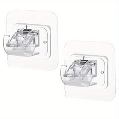 Adhesive Curtain Rod Brackets for Bathroom Hotel