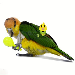 3pcs Parrot Rattle Bell Sand Hammer Maracas Bird Bite Wisdom Toy