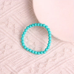 Colorful Simulated Pearl Beaded Bracelet String with Niche Jewelry Gift