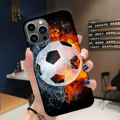 Football Print Full Body Protective Phone Case For iPhone Pro Max