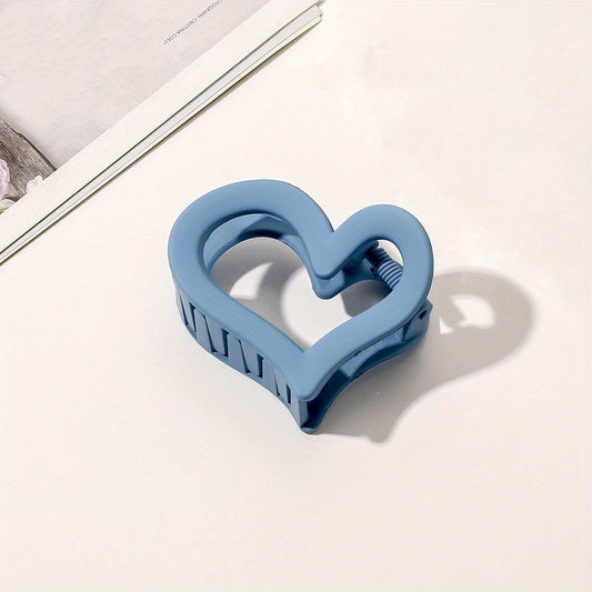 Heart Shape Hair Claw Shark Claw Ponytail Holder Hair Accessories