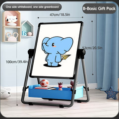 Magnetic Double Sided Pink Teaching Board for Kids