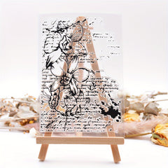 Floral Transparent Silicone Stamp