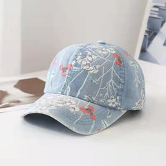 Vintage Baseball Cap Outdoor Adjustable Casual Style Hat For Women Girls