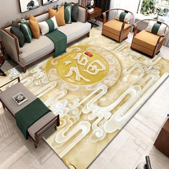 Vintage Oriental Floral Area Rug Soft Non Slip Carpet Machine Washable