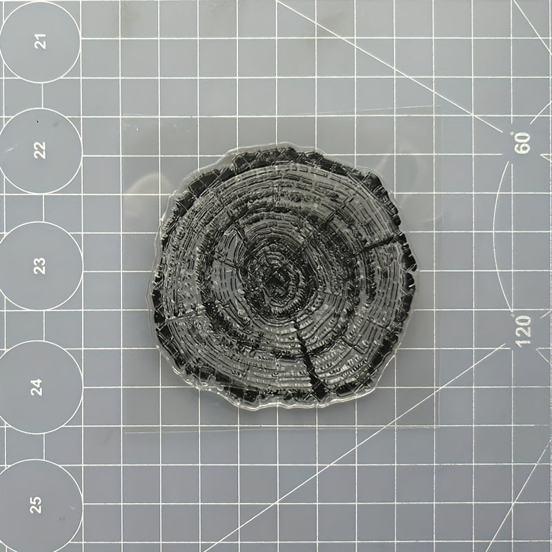 Wood Grain DIY Silicone Transparent Stamp
