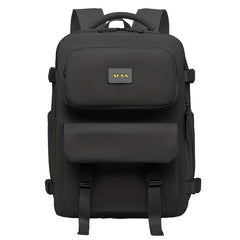 Large Capacity Solid Backpack for Women's Multifunctional Travel Bag