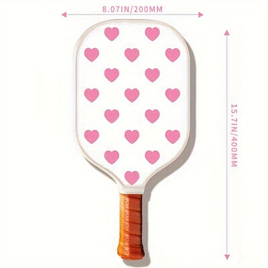 Pickle Ball Paddle Glass Fiber Honeycomb Core Comfort Cushion Grip