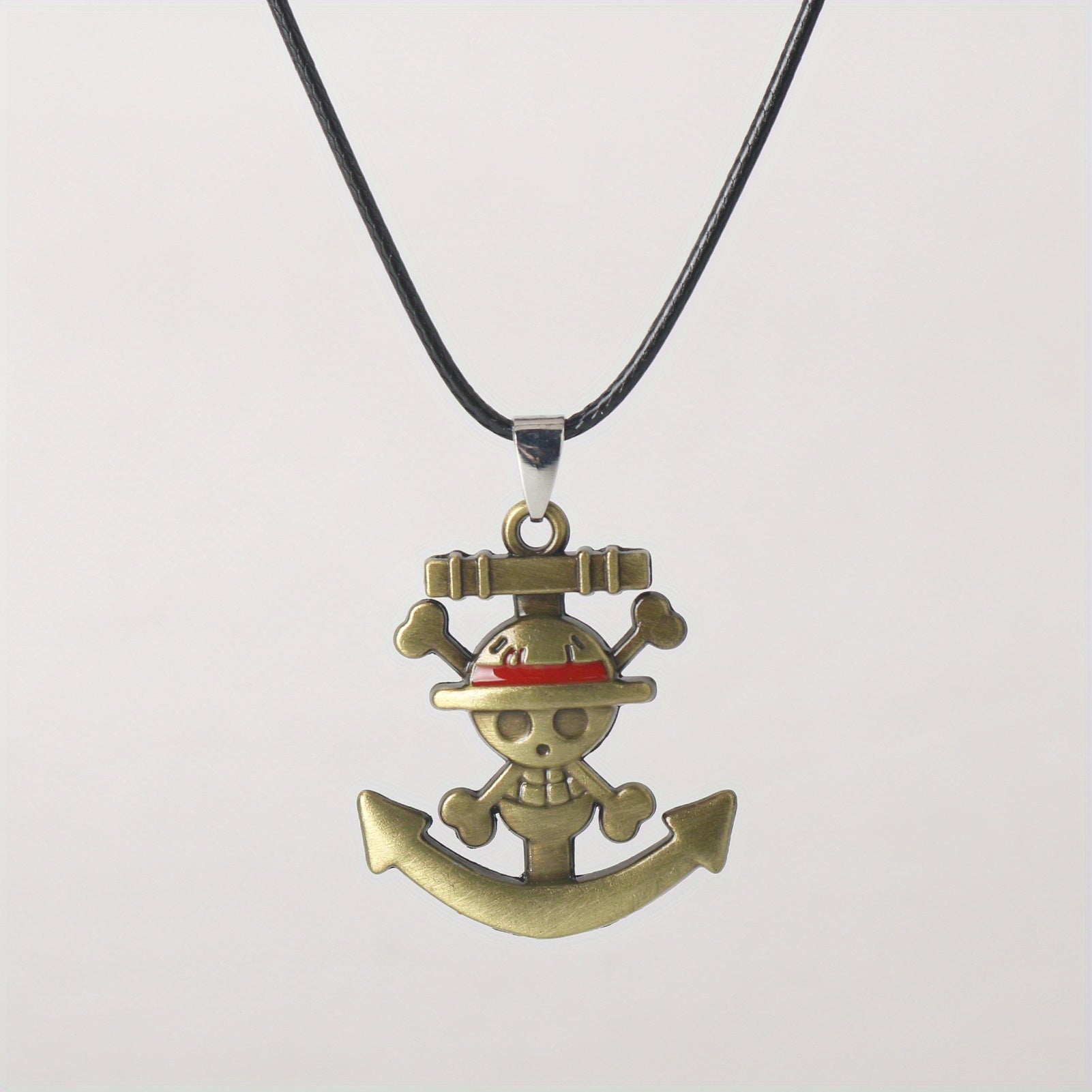 Anime Skeleton Pendant Necklace Pirates Cosplay Gift For Anime Fans
