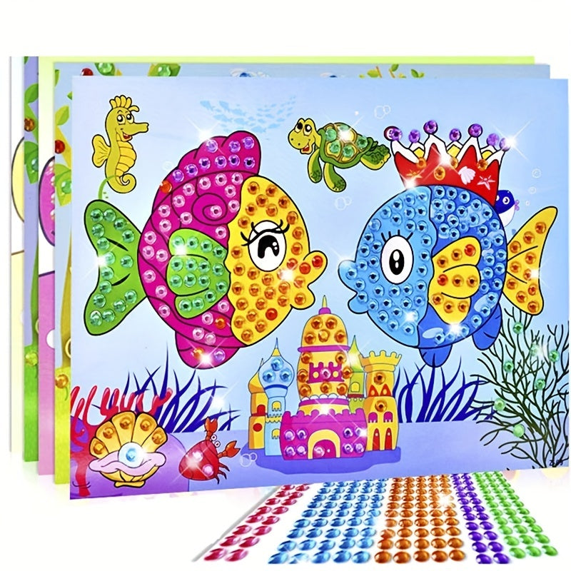 5Pcs Crystal Puzzle Toys for Kids - Perfect Gift for Activities & Crafts