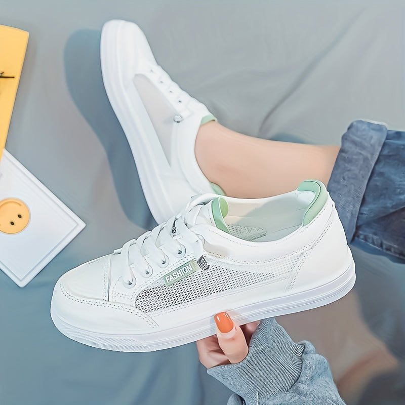 Women's Mesh Skate Shoes Breathable Low Top Sports Shoes