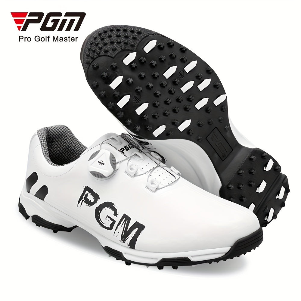 PGM Men's Spiked Golf Shoes Breathable Non Slip