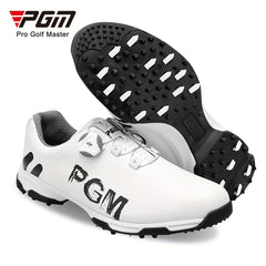 PGM Men's Spiked Golf Shoes Breathable Non Slip