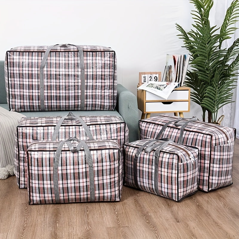 Heavy Duty Moving Bag with Zipper & Handles for Home Storage