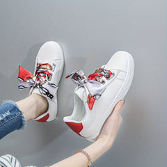 Women's Anti Slip Skate Shoes Round Toe Sneakers