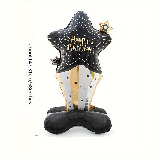 Standing Birthday Cake Balloon Decoration