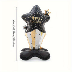 Standing Birthday Cake Balloon Decoration