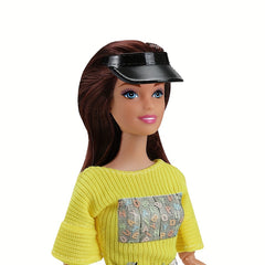 Set of 6 Sun Hats for 29" Dolls - 3 Colors