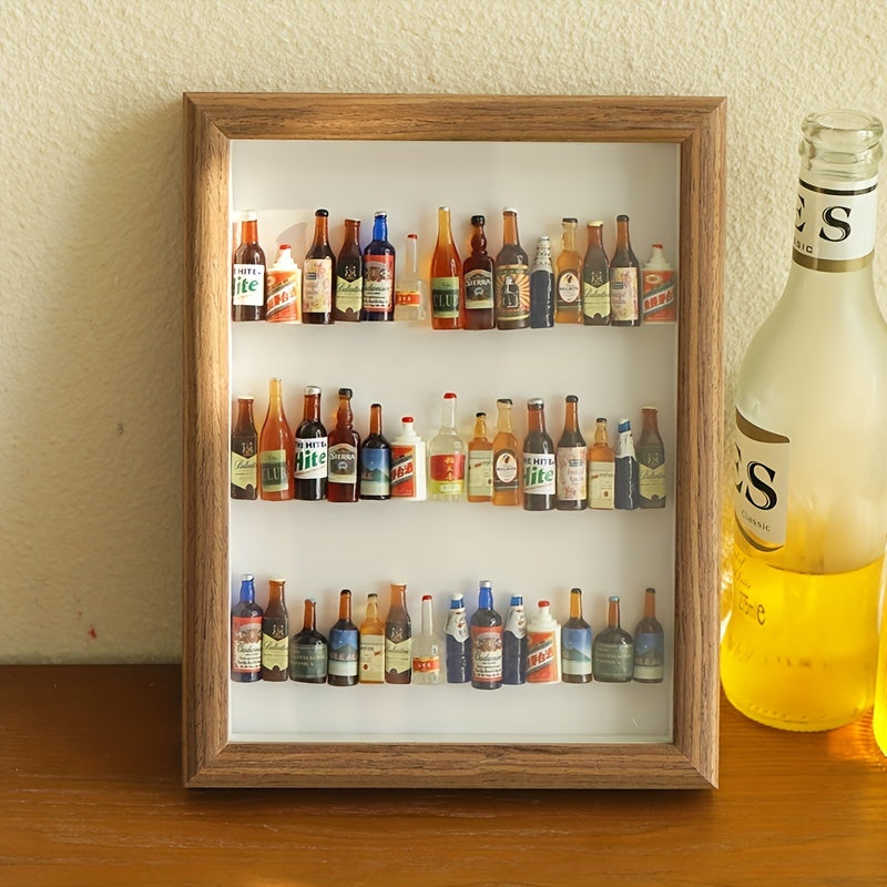 30pcs Mixed Mini Drink Bottle DIY Earrings Night Light Decoration