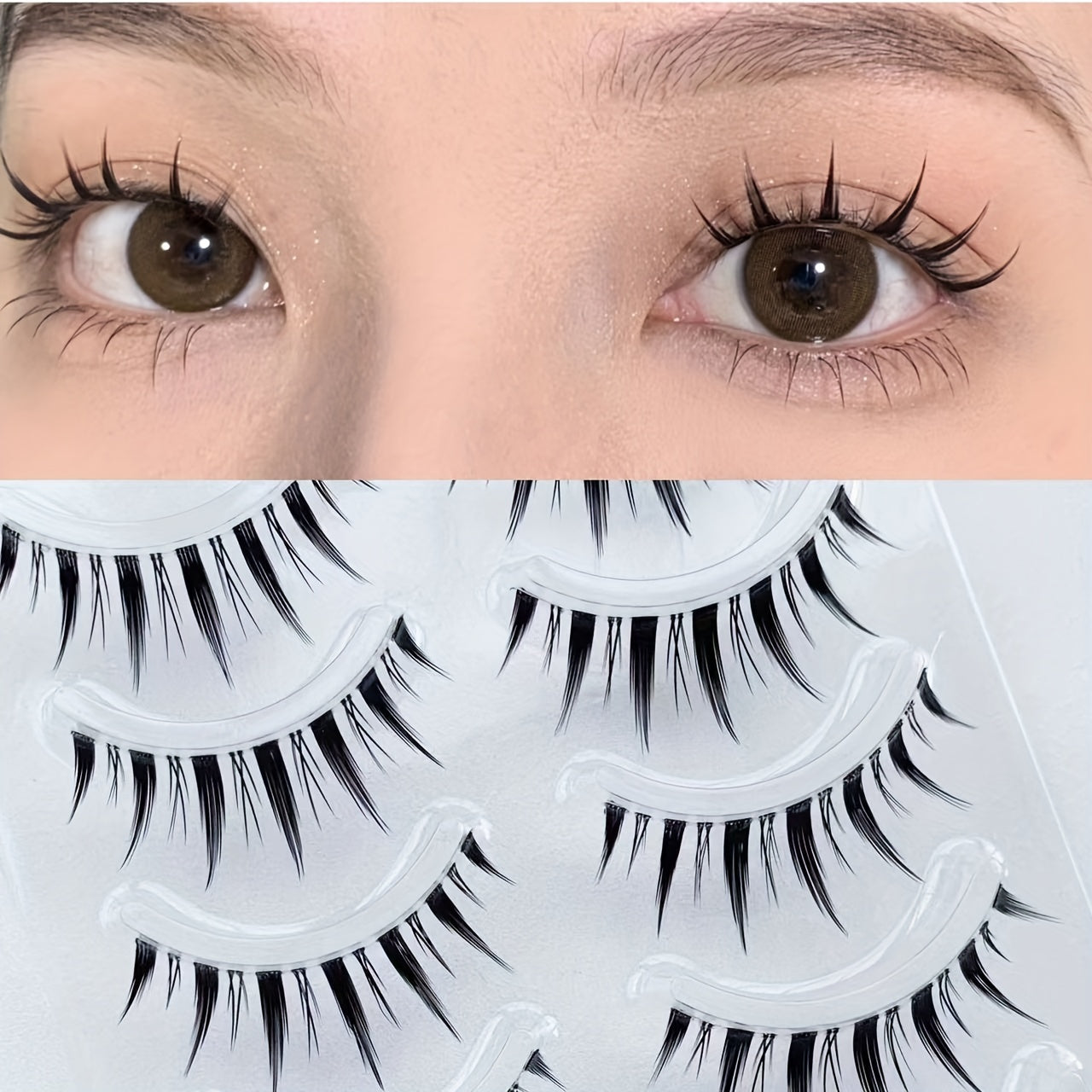 Spiky Manga Anime Cosplay Eyelashes 12mm