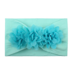 Baby Girls Nylon Three Flower Headband Hair Accessories