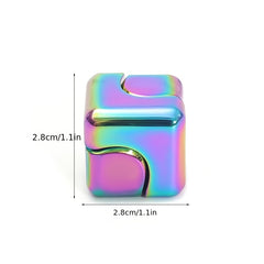 Colorful Square Magic Dice Fidget Spinner for Adults
