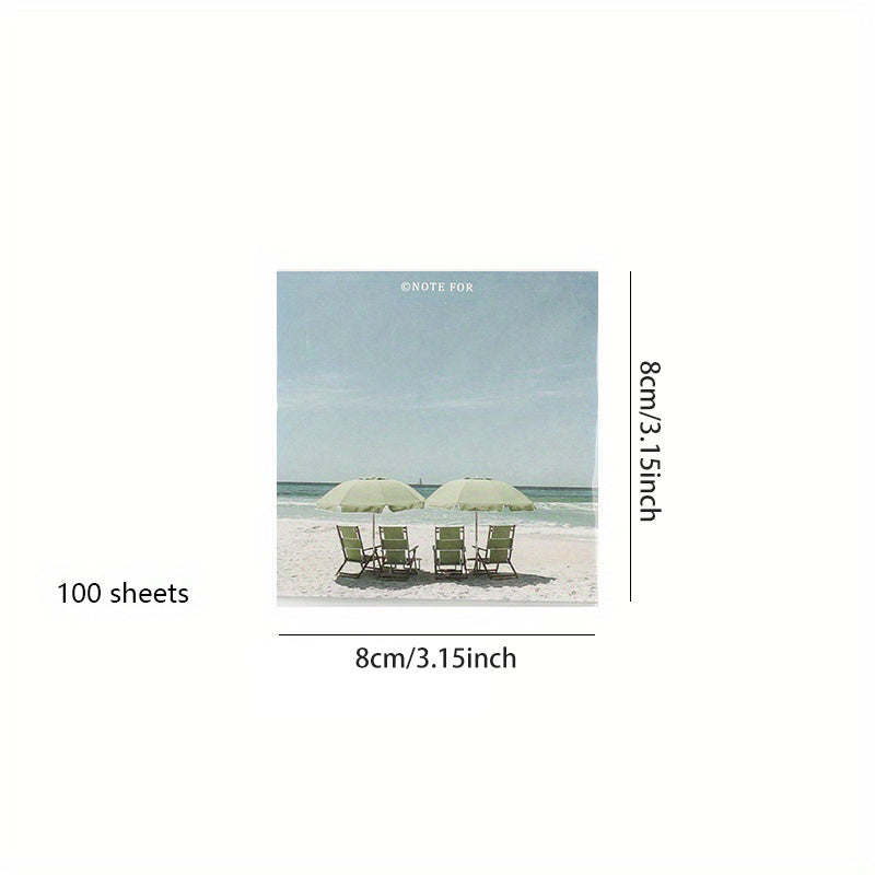 100 Sheets Natural Series Memo Book Journal Diary