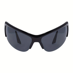 Y2K Semi Rimless Sunglasses UV400 Sun Shades